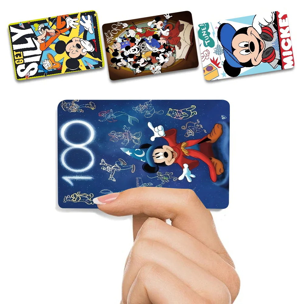 

Anime Cute Cartoon MouseFashion Matte Gold Silver Black Matte Film Skin Sticker Tape For Bank Credit Debit Card