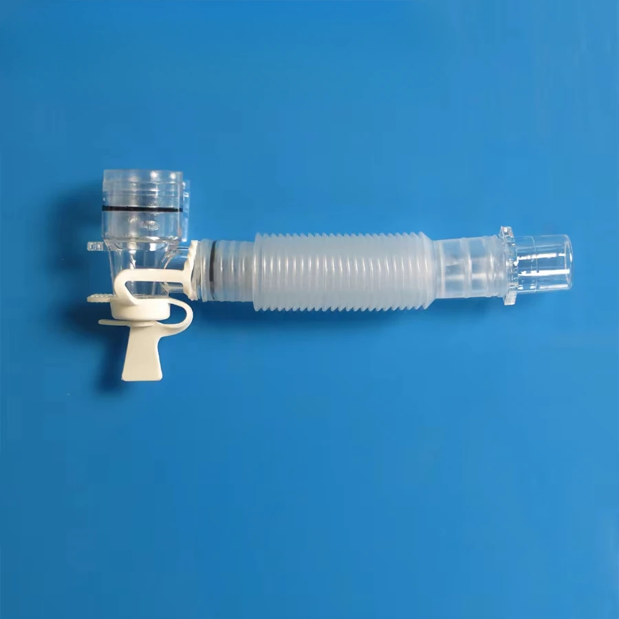 Medical Catheter Mount with Standard Connectors Corrugated/ Expandable/ Smoothbore