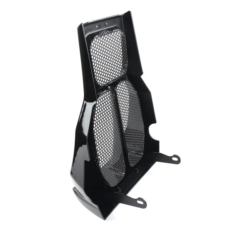 Motorcycle Front Spoiler For Softail Breakout Fat Bob Street Bob 2018-2024- Chin Spoiler Radiator Guard Cover Fairing-A99D