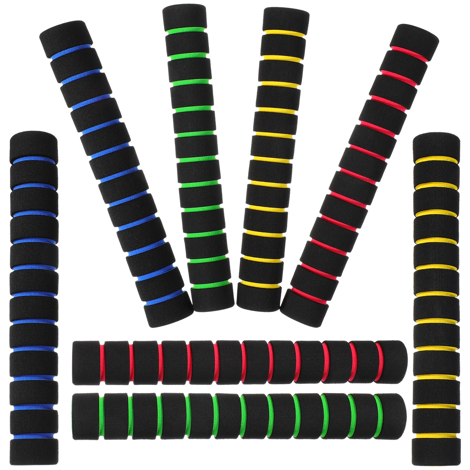 

4Pairs Non-Slip Sponge Bicycle Handlebar Grips Soft Durable Comfortable for Mountain Road Electric Bike Tricycle Ride