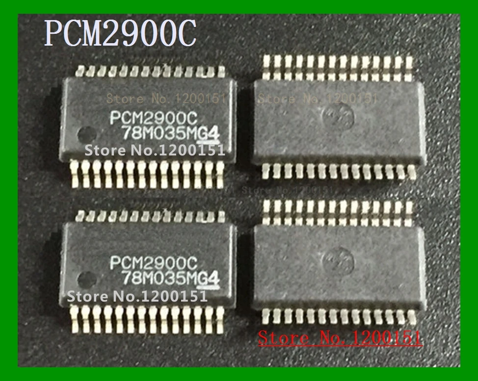 PCM2900 PCM2900C PCM2900CDBR PCM2900E PCM2900EG4 SSOP28