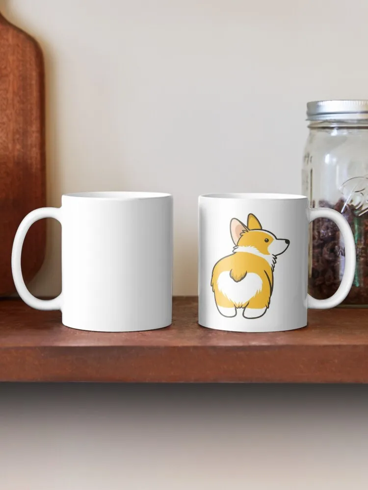 Corgi Heart Butt Coffee Mug Mug Coffee Porcelain Mug