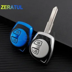 TPU Leather Car Remote Key Cover Case For Suzuki Swift Ignis Vitara Liana Ciaz Baleno Car Key Fob Case Cover Shell Fob Holder
