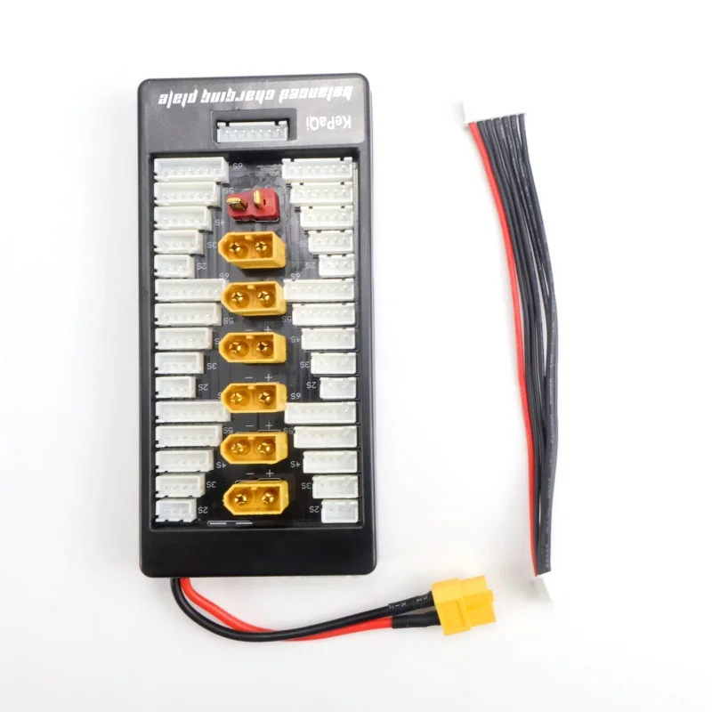Lipo-Akku-Ladeplatine XT60 XT30 XT90 T-Stecker EC3 EC5 Parallel 2-6S Kompatibel mit ISDT Q6 PL6 PL8 IMAX B6 B6AC B8 Ladegeräten