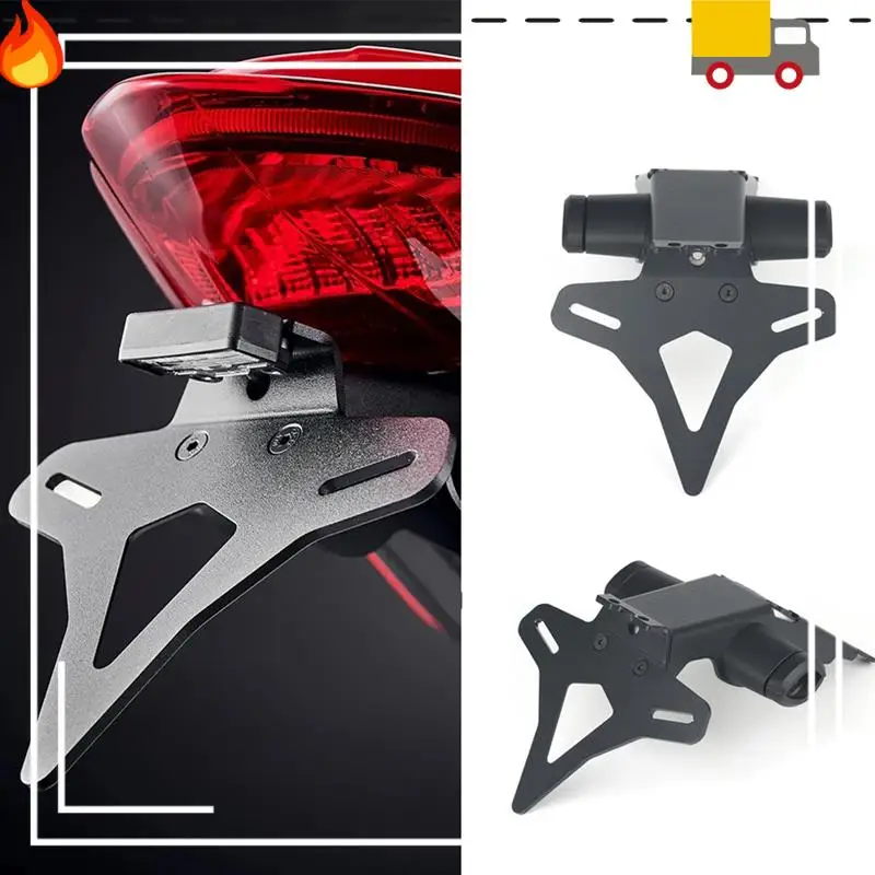 

Discount-Motorcycle Rear Short Tail Stock License Plate Holder Tailstock Bracket Kit For Ducati Monster 950 Monster950 2021-2023