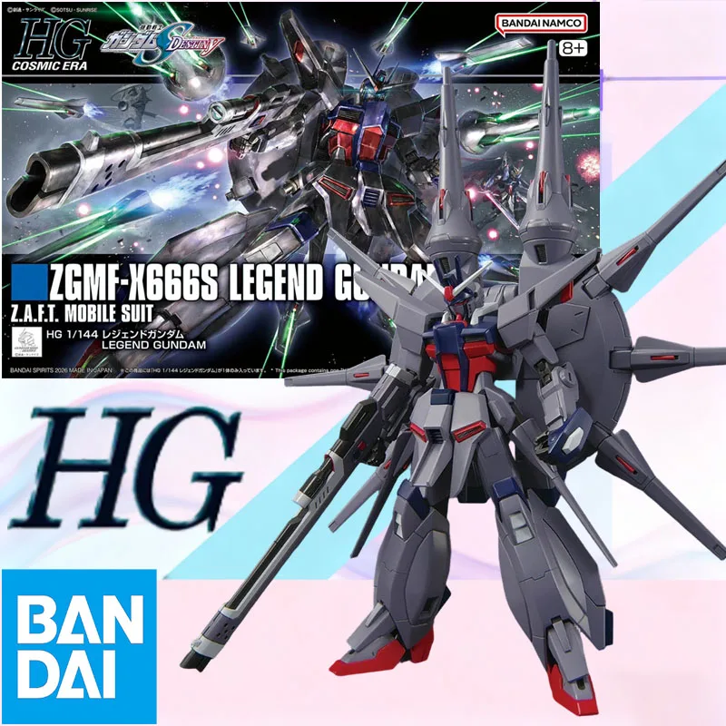 

Low price New In Stock BANDAI Original Box HG ZGMF-X666S LEGEND GUNDAM Action Figure Model Toy Gift for Kid Foam Box Packaging