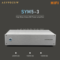 ASYPDZSW HIFI SYM5-3 High Bias Class AB Power amplifier Base on Symasym5-3 Amplifier 100W 8ohm