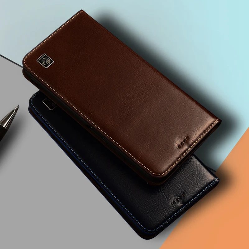 

Genuine Leather Flip Case For iQOO Neo 3 5 5S 6 7 8 9 10 SE Pro Plus Lite Racing Phone Cover Card Cases ShuiRui Series Handmade