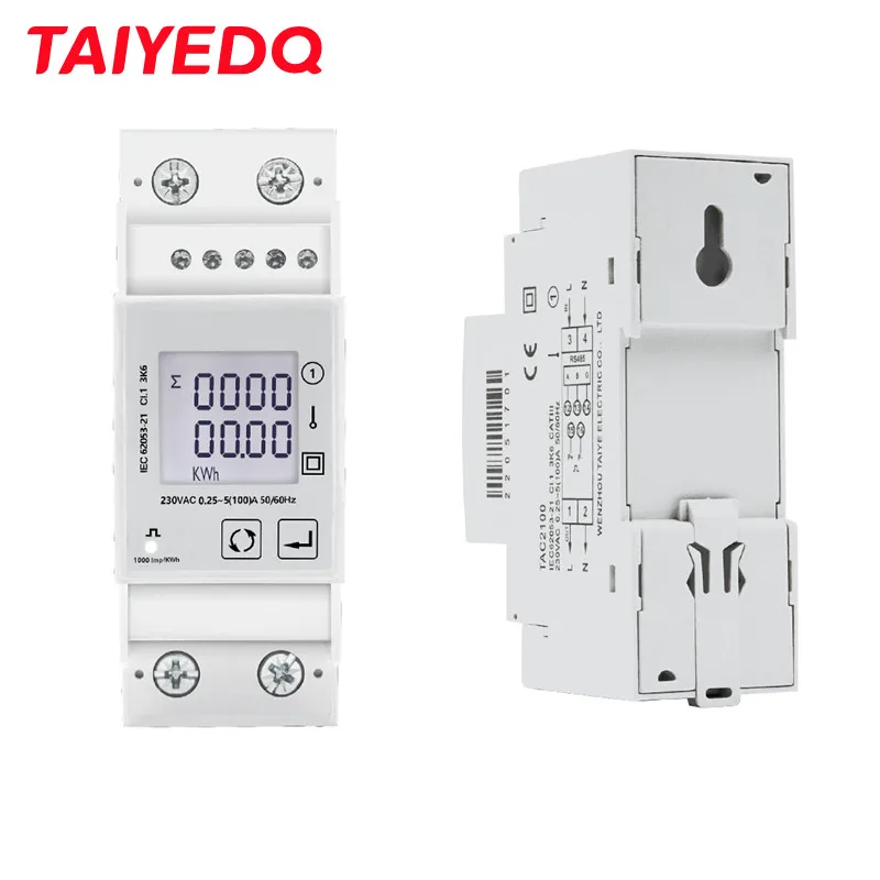 

Modbus Single Phase Solar PV Bi Directional Energy Meter RS485 Modbus SDM TAC2100