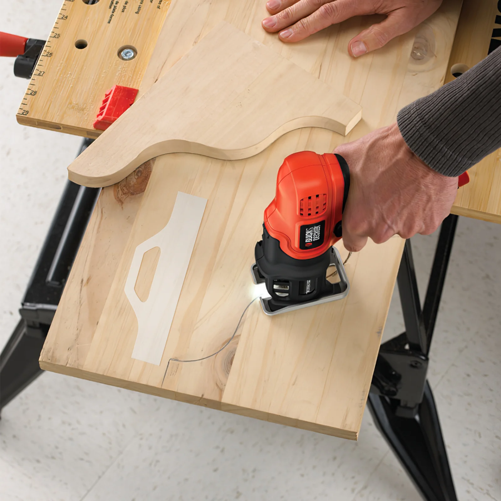 

Acrylic Cutting Board Handle Template Clear Reusable Tracing Stencil For Woodworking Kitchen Tool Chopping Board Making Supply