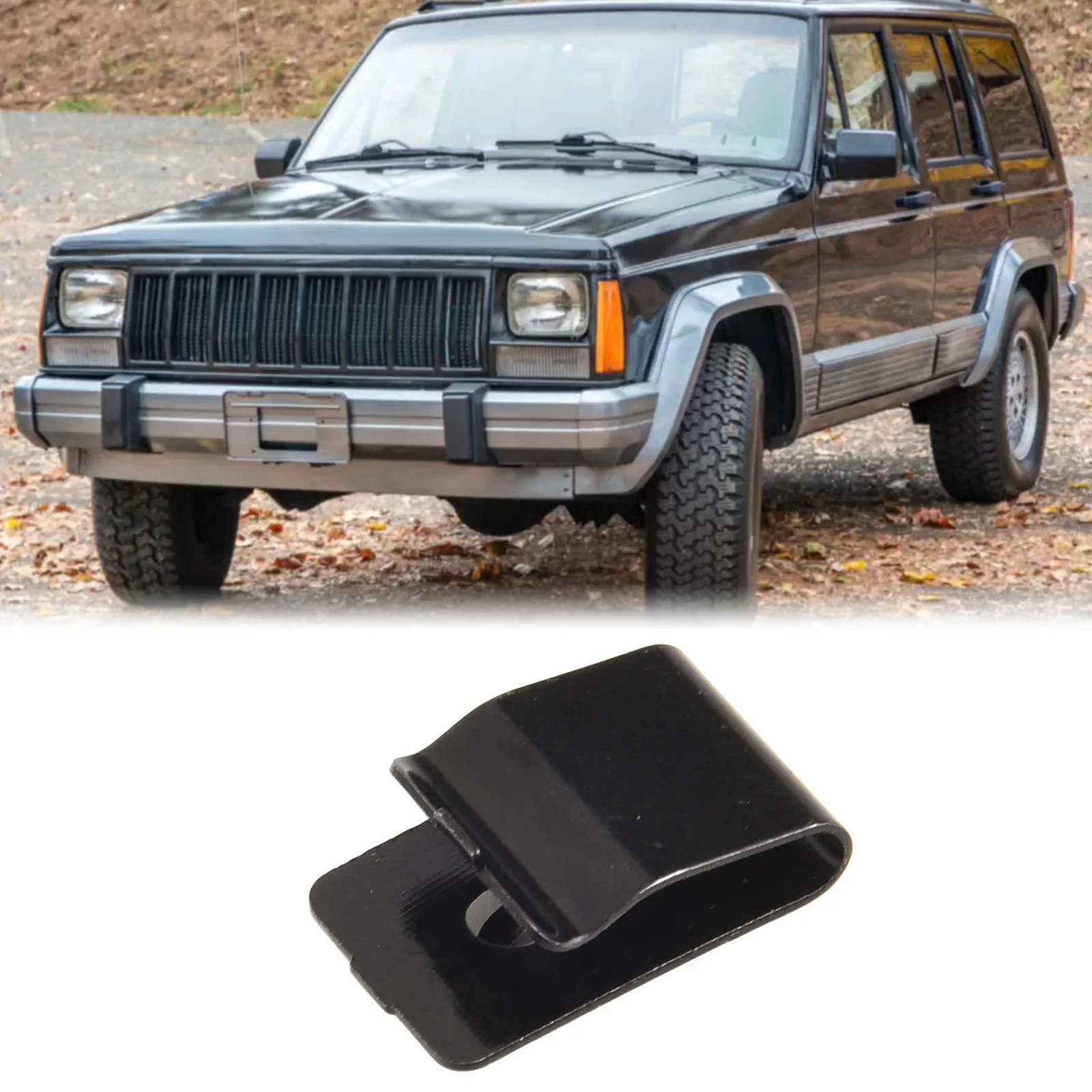 Clipe retentor de haste de suporte de suporte de capô para Jeep para Wrangler Número de peça 55075480AC compatível com modelos '97'00