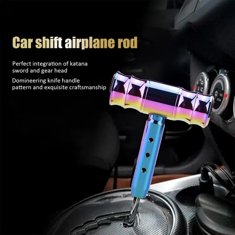 Aircraft Gear Shift T Shape Joystick Lever Head Fashionable Car Gear Shift T-Handle Aircraft Gear Shift For Auto RV