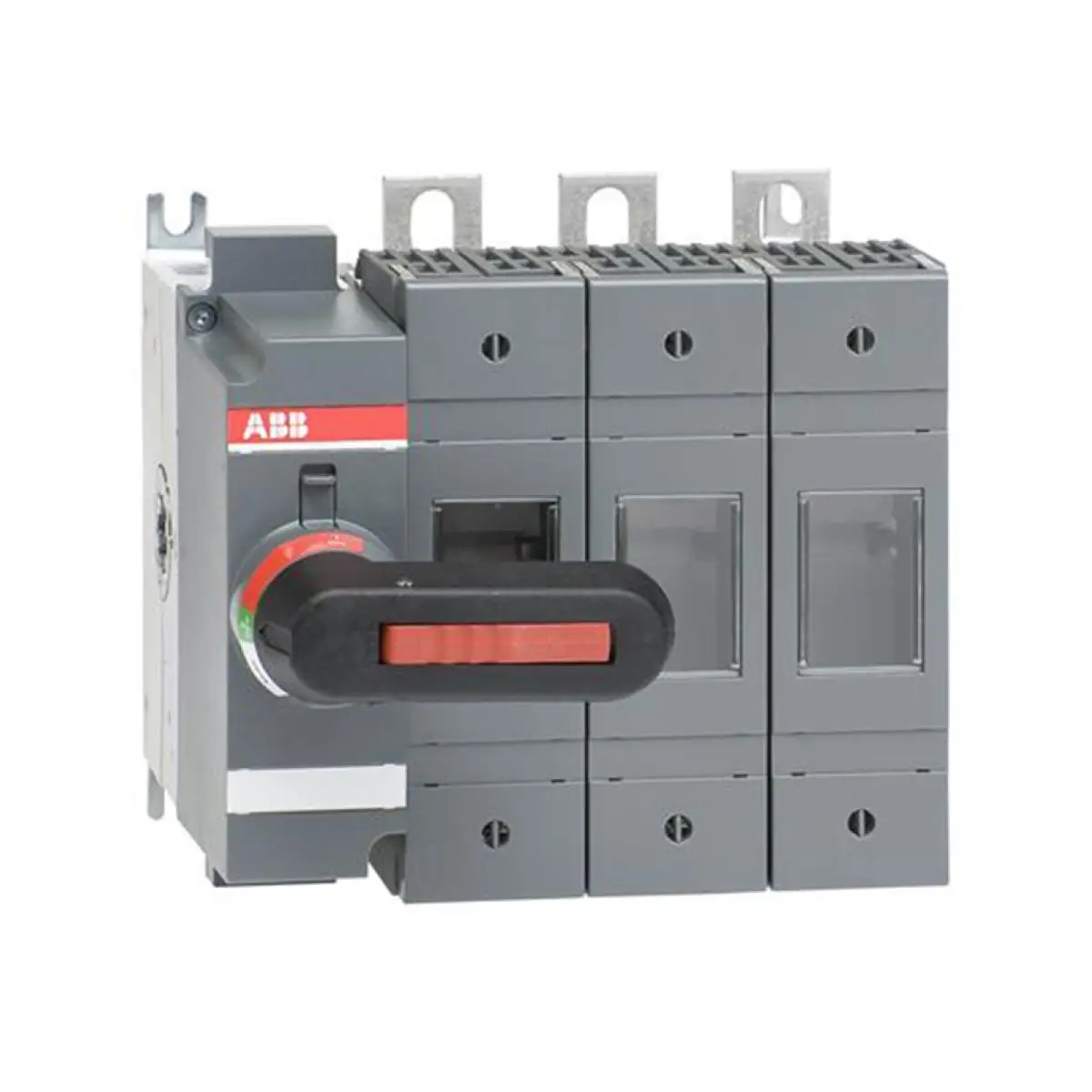 OS160GD03K 10147376 1SCA116742R1001 Switch-disconnector fuse, 160A, 3-pole, DIN,000/00, front operated with direct handle.