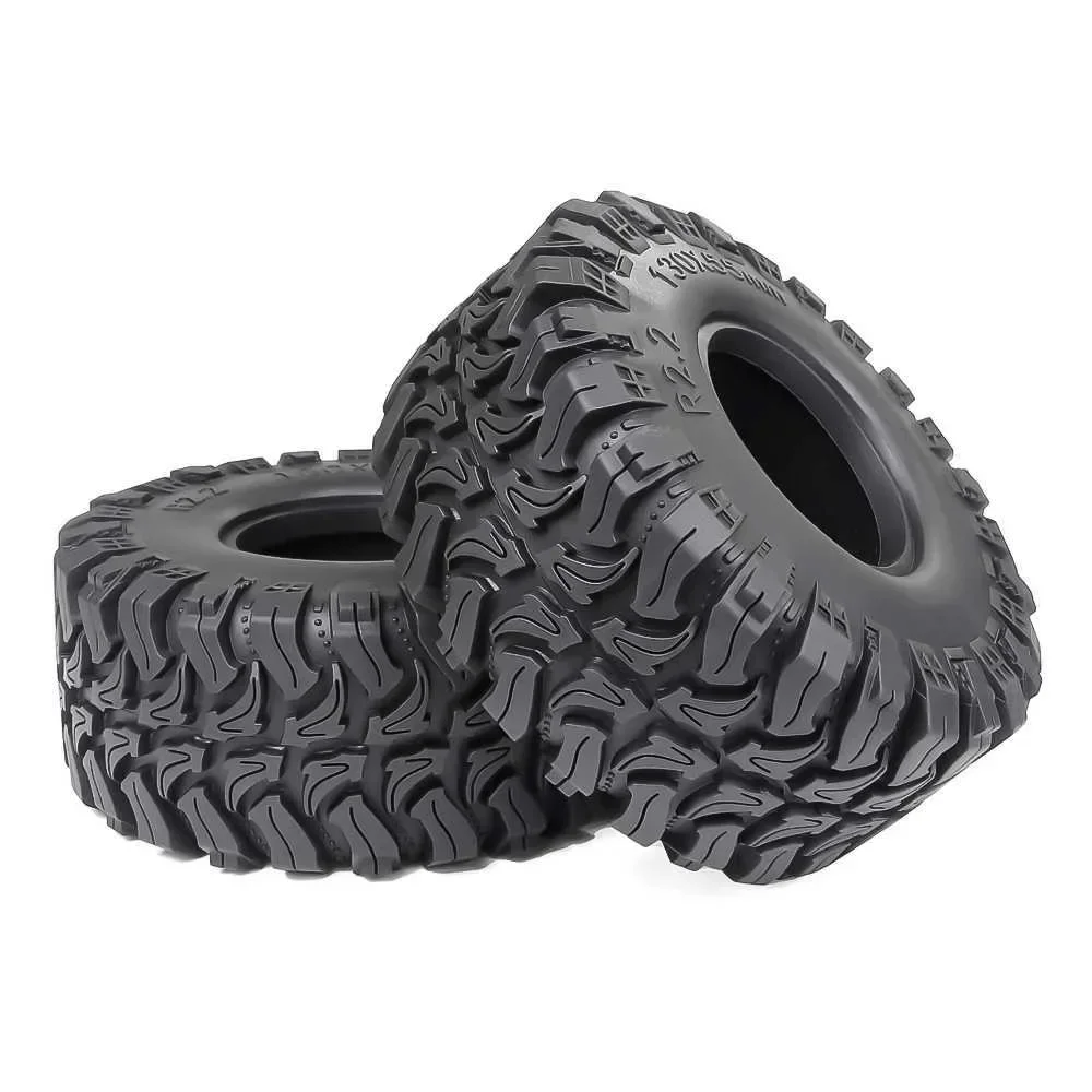

2.2''130MM*55MM Crawler Rubber Tires for 2.2'' Beadlock Wheels 1/8 Crawler Car YIKONG CROSSRC H8H