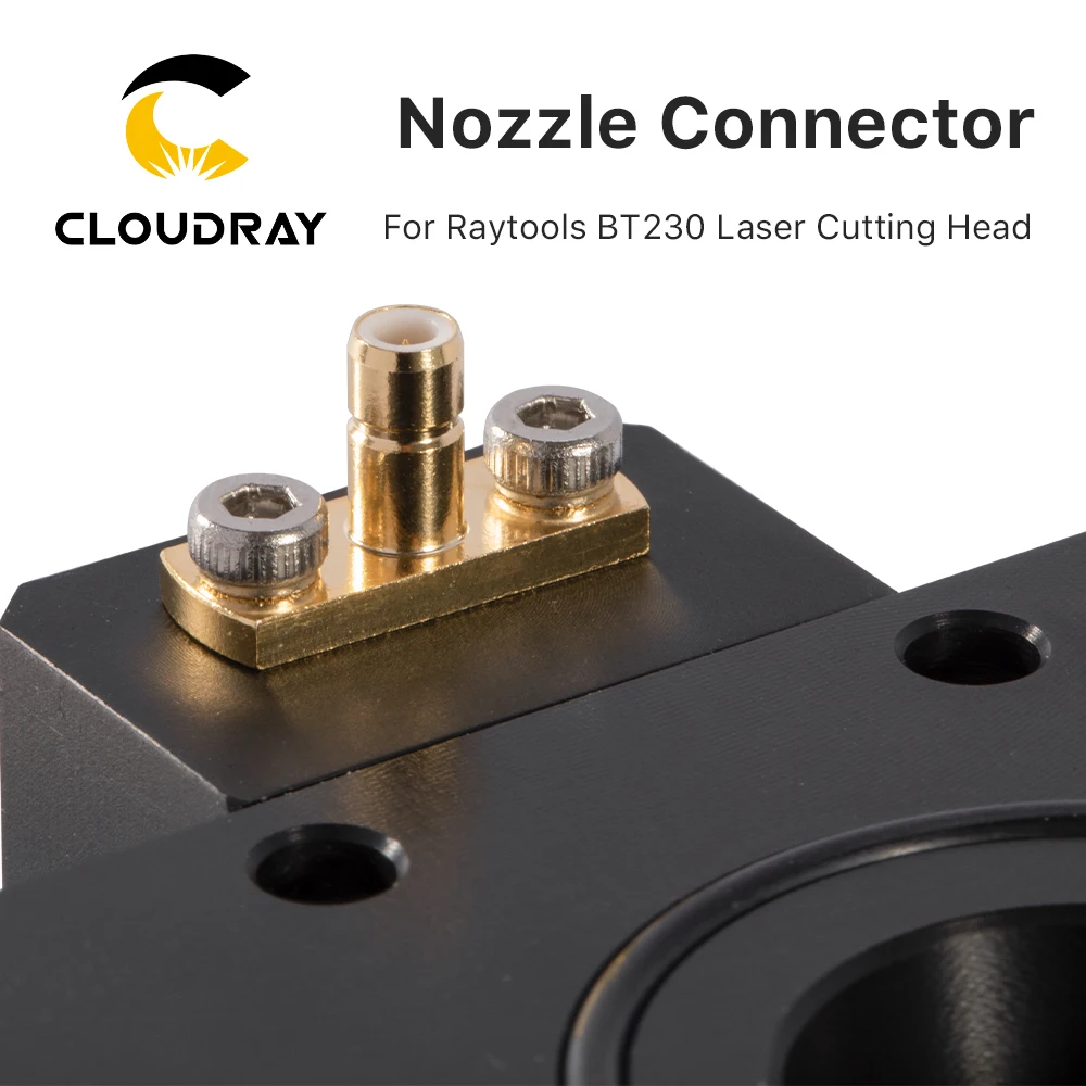 Cloudray BT230 Laser Head Nozzle Connector Nozzle Holder Connector for Raytools BT230-A Fiber Laser Cutting Head