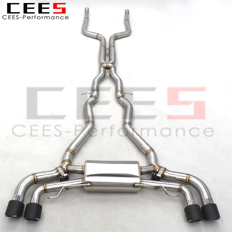 CEES Ss304 Catback Exhaust  for BMW M550/M550i G30/N63 4.4TT 2017-2022 with Valve Car Exhaust Muffler