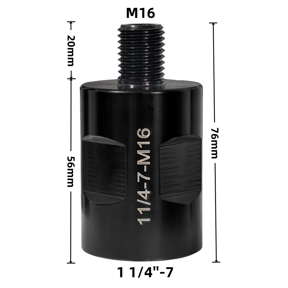 1 1/4‘’-7Female Thread To M16 Male Thread Adapter For Diamond Drill Bit M16 Thread Cement Hole Opener Convertor Connection Tools