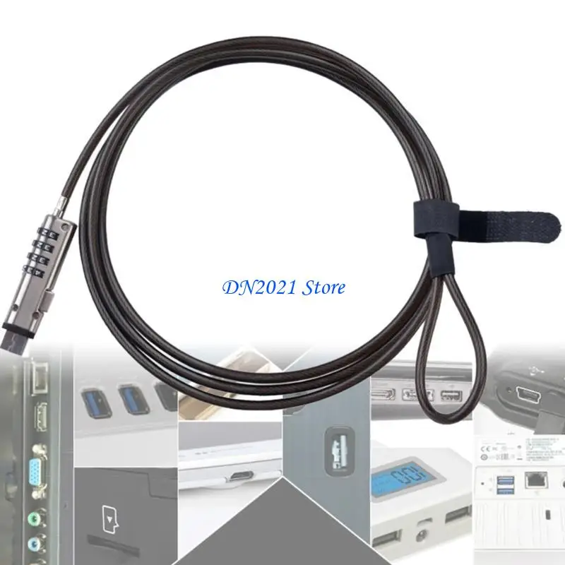 F3KE Notebook Laptop Computer Lock Security Notebook Laptop Anti Theft Lock - view 5