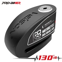 Cerradura de alarma impermeable para motocicleta, bloqueo de disco de bicicleta, alarma controlable inteligente, bloqueo de freno de disco, bloqueo de freno de disco eléctrico