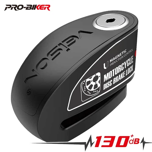 Cerradura de alarma impermeable para motocicleta, bloqueo de disco de bicicleta, alarma controlable inteligente, bloqueo de freno de disco, bloqueo de freno de disco eléctrico