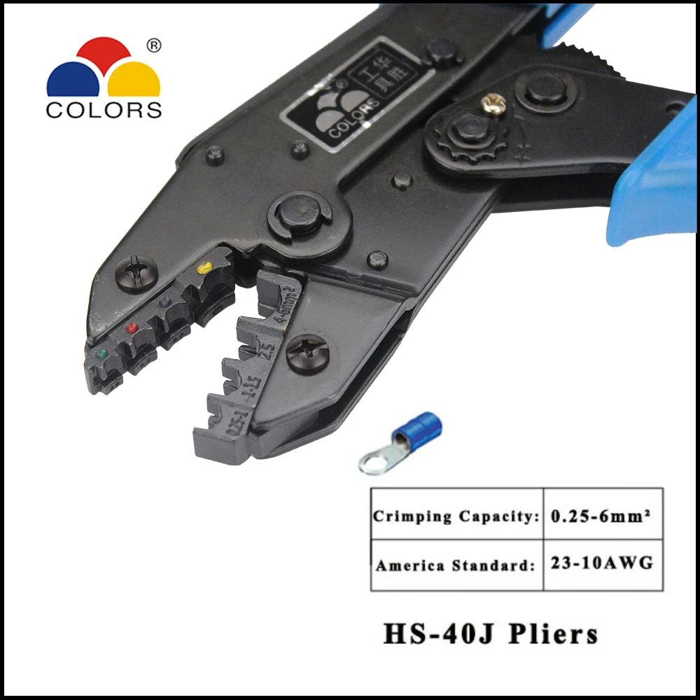 Imagem -04 - Alicadores de Friso com Terminais Isolados Hs40j Tool Alicadores de Friso 2310awg