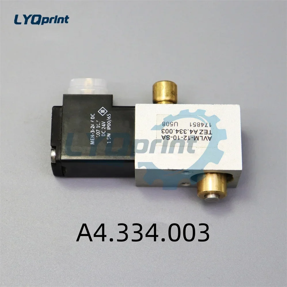 1Piece Best Quality A4.334.003 Solenoid Valve AVLM-12-10-SA For Heidelberg QM46 SM52 SX52 Printing Machine Parts Accurate