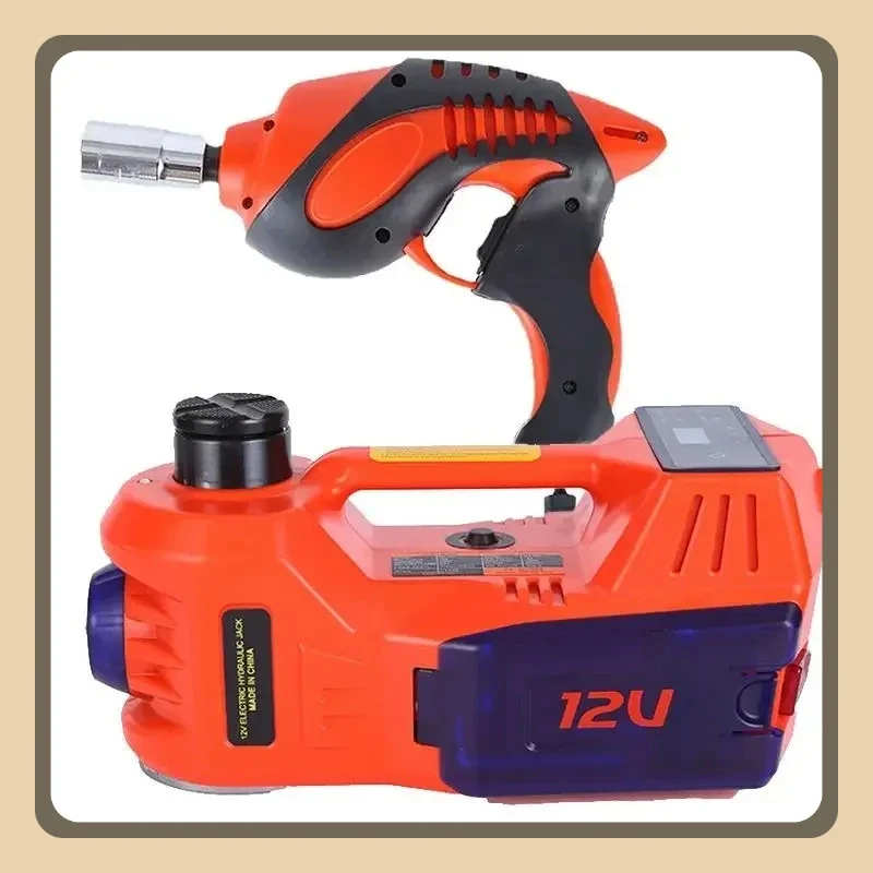 Stable NEW 2025 Car 12v Electric Hydraulic Jack Air Pump Integrated Machine Automatic Tire Change Wrench