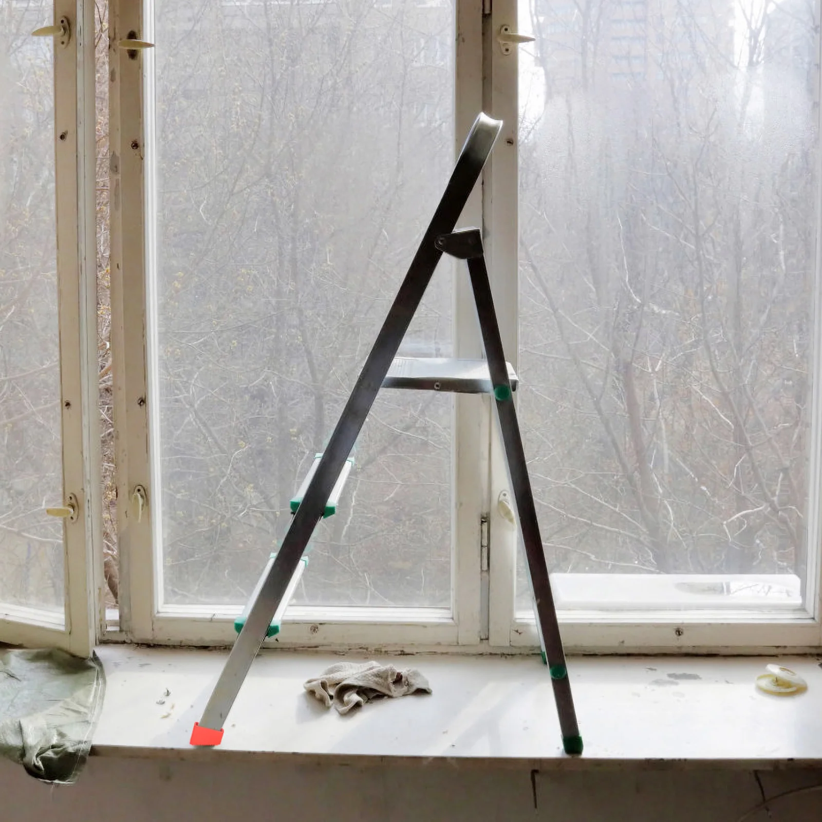 

4pcs Feet Covers Non-Slip Rubber Pad For Ladder Leg Anti-Skid Floor Mat Durable Ladder Accessories Building Tool Supplies