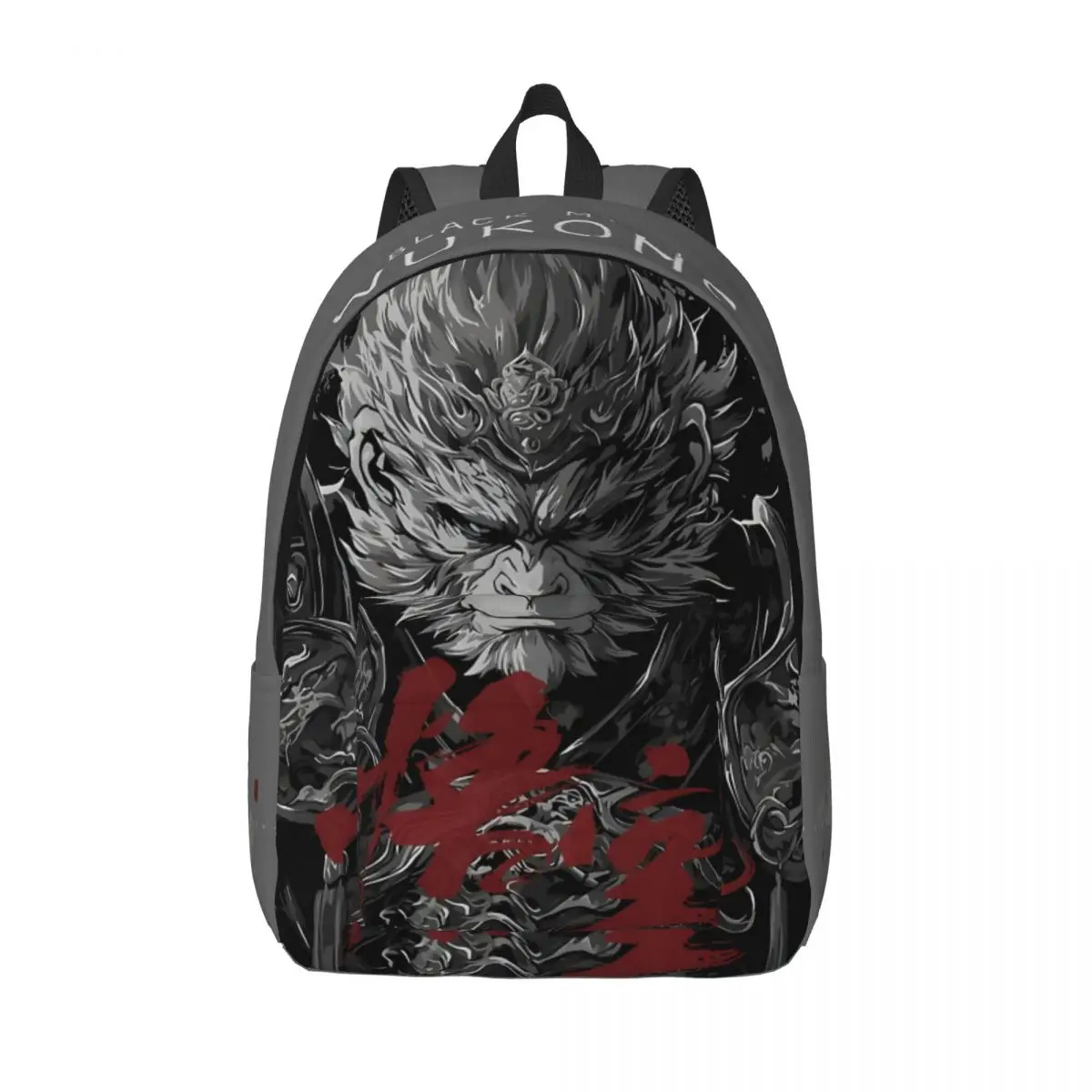 2024 The Most Popular Game Black Myth WuKong Multi Compartment Schoolbag Solid Children Handbag Picnic