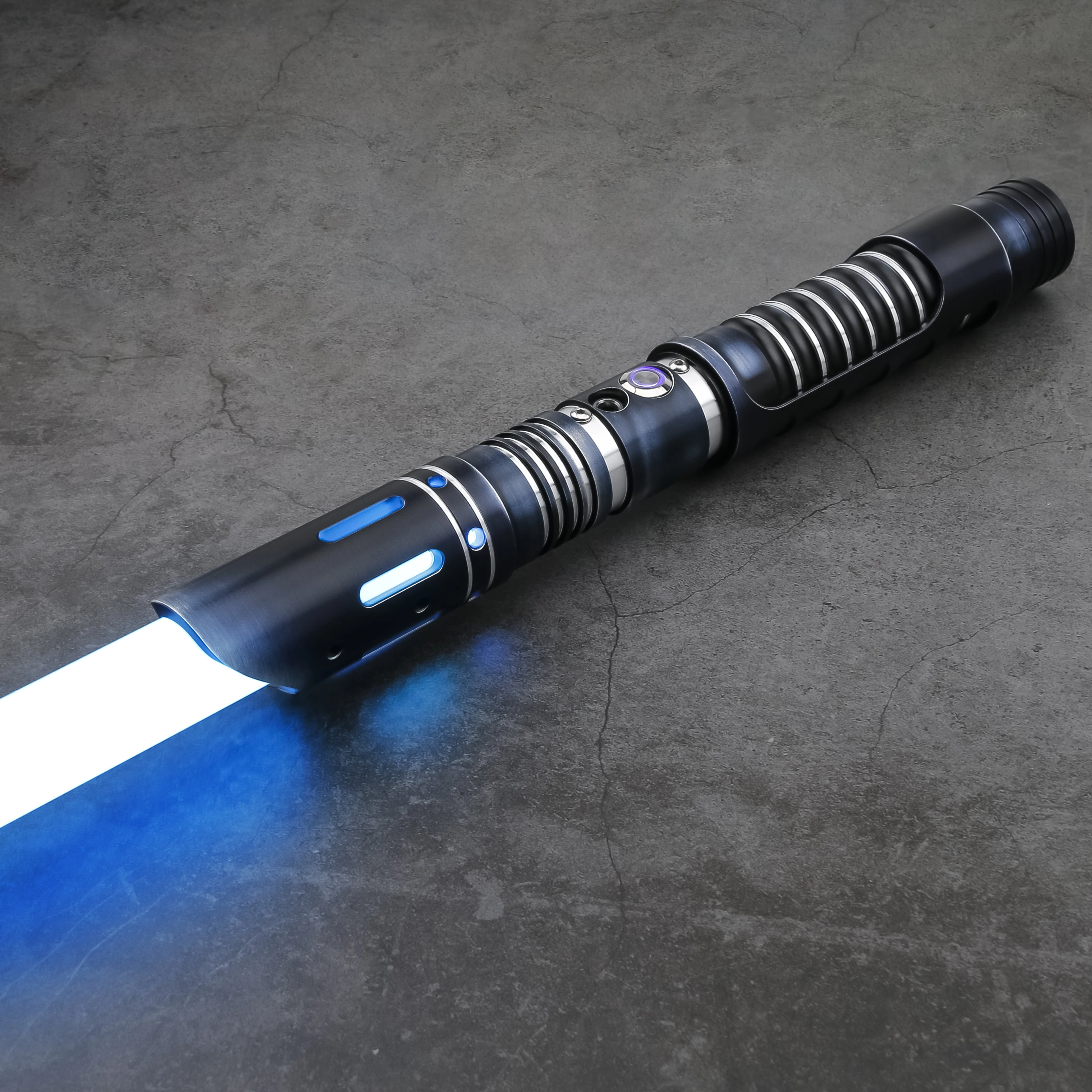 

Lightsaber Neo Pixel SNV4 RGB Color Change Smooth Swing Metal Hilt Weathered Combat Blaster Cosplay Light Toys Laser Sword