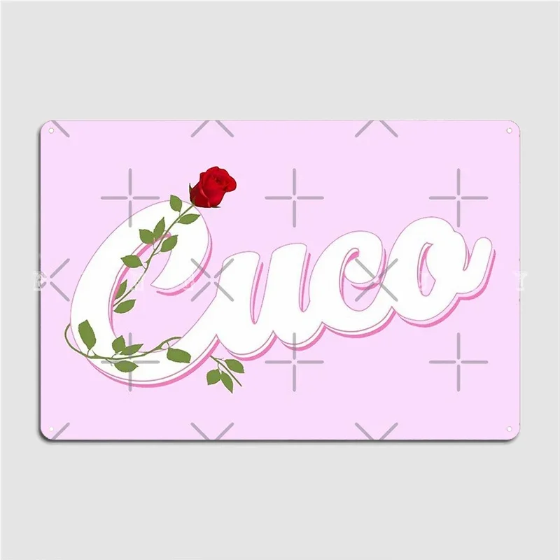 Cuco Metal Sign Wall Decor Cinema Living Room Funny Bar Cave Tin Sign Poster
