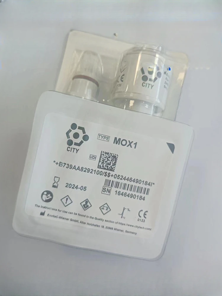 1PCS Mindray A5  gas sensor O2 cell MOX2 MOX-2 MOX-3 made in the UK new and original!!!