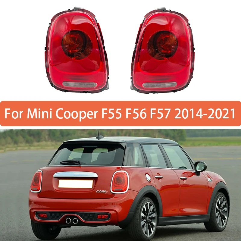 

1 шт. задний фонарь для BMW Mini Cooper F55 F56 F57 2014 2015 2016 2017 2018 2019 2020 2021 задний предупредительный фонарь