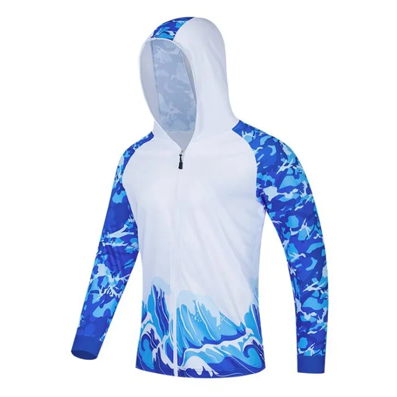 

Anti-UV Long Sleeve Fishing Jersey Professional Breathable Quick Dry Fishing Hoodie Outdoor Men Clothes Fishing Coat