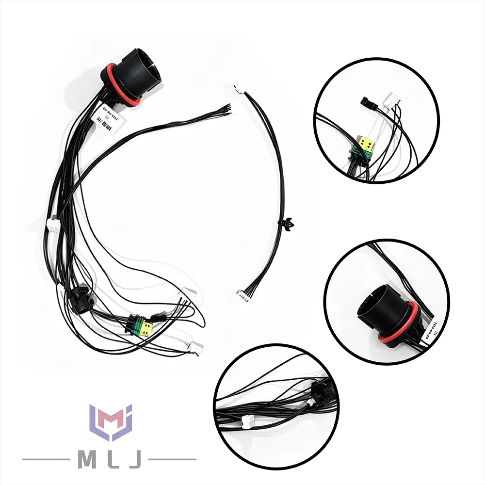 16 Pin For Land Rover Freelander 2015 2016 2017 2018 Xenon Headlight High Spec DRL Assembly Wire Internal Light Wiring Harness