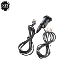 자동차 스테레오 4Pin USB AUX 케이블 세트 푸조 206 207 307 308 407 408 508 607 시트로엥 C3 C4 C5 C6 RD43 RD45 용