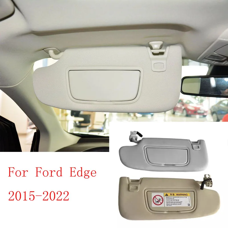 Auto Accessories with  Makeup Mirror Sun Visor for Ford  Edge 2015 2016 2017 2018 2019 2020 2021 2022