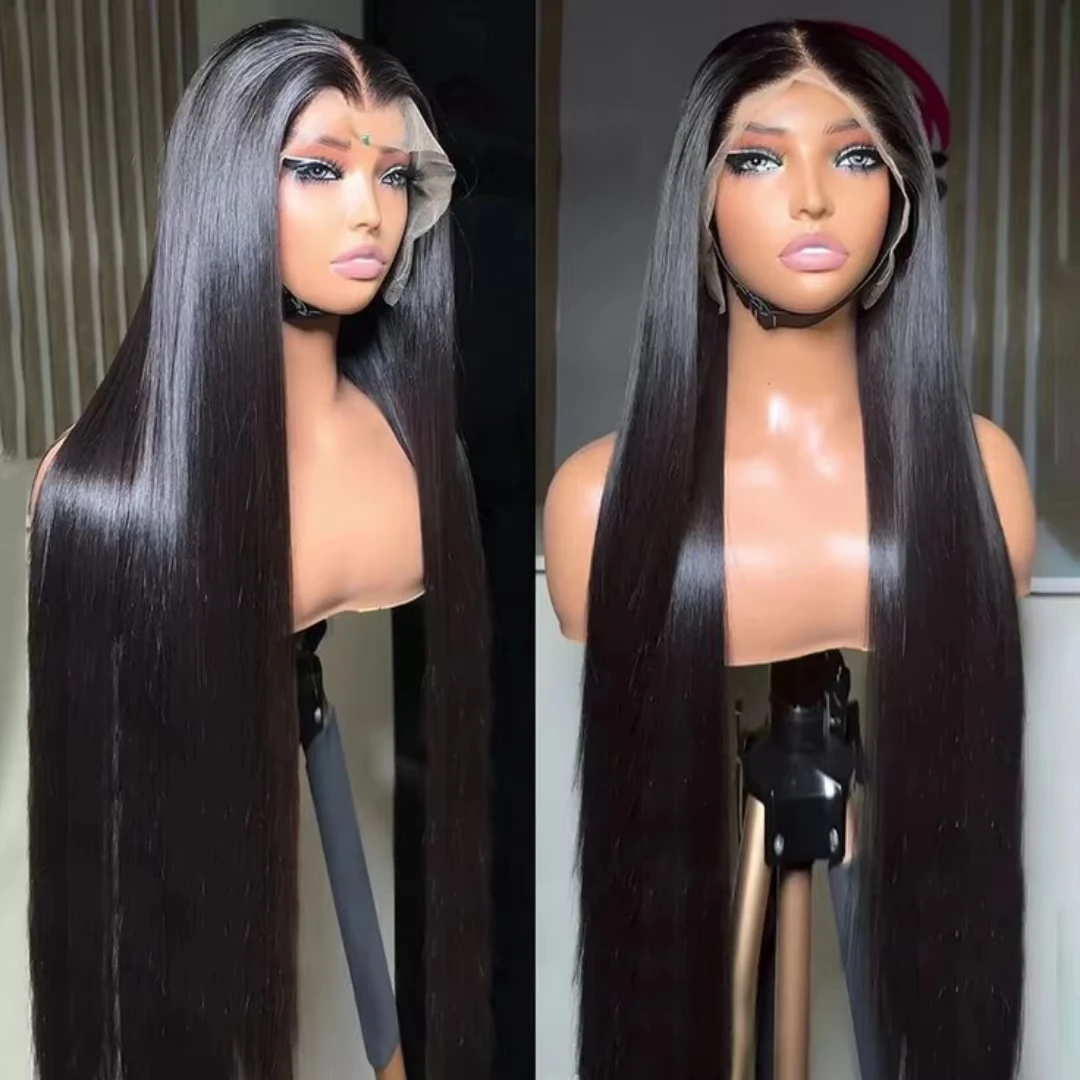 

40 Inch 13x4 Lace Front Wigs Human Hair 250 Density Straight HD Lace Front Wigs 13x6 HD Frontal Human Hair Wig for Women