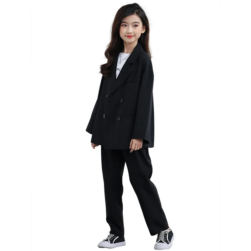 Girls Plaid Autumn 2Pcs Set Blazer High Waist Skirt Shool Girls Jacket Skirt Suits Sold Separately Teenager Girls Costumes CL532