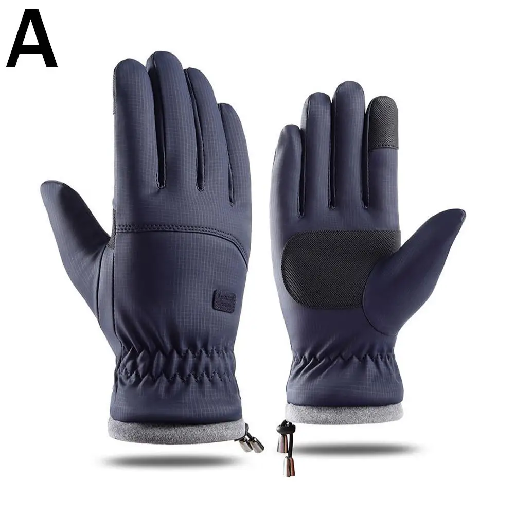 Winter Outdoor Sports Running Glove Warm Screen Gym Fitness Full Finger Gloves For Men Women Knitted Magic Gloves S4m1