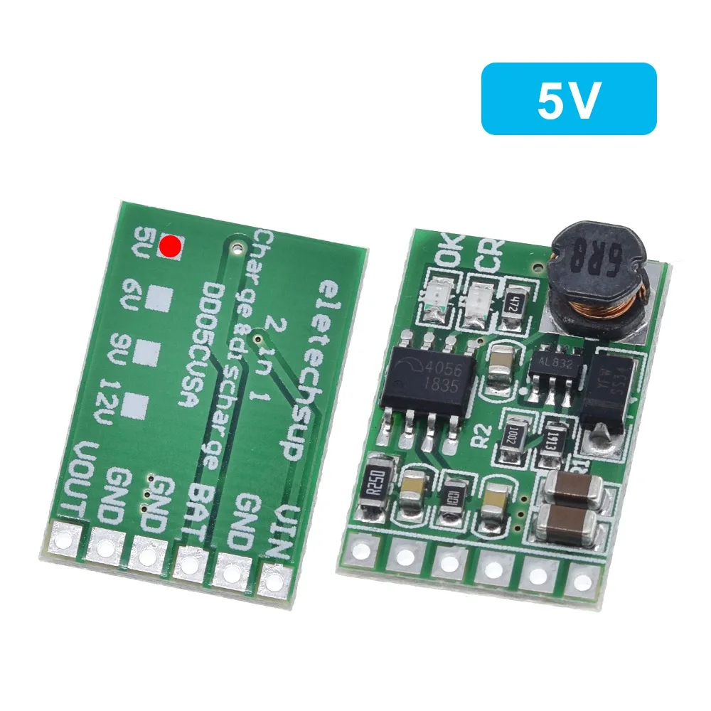 1/3PCS 3.7V 4.2V Charger 5V 6V 9V 12V Discharger Board DC DC Converter Boost Module For Diy Solar Mobile Power Charger Module image 6