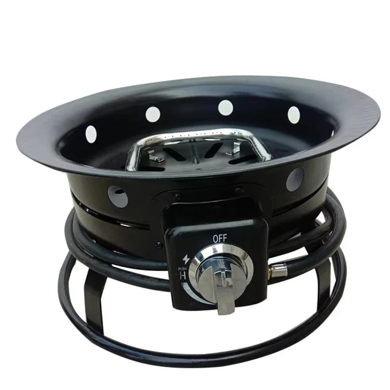 environmental protection outdoor courtyard camping, garden natural gas outdoor gas steel fire pit