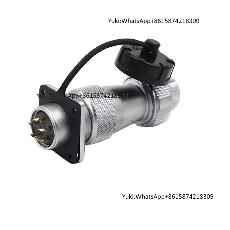 Weipu WF20 IP67 Waterproof Circular Connector 2-12 Pin Male Female Plug Socket Authorized Stock for Outdoor LED