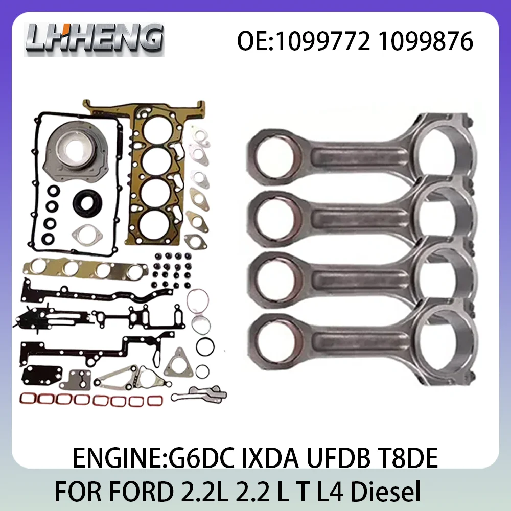 

Комплект для капитального ремонта двигателя, комплект шатунов для FORD C-MAX FOCUS GALAXY GRAND KUGA PANGER S-MAX 01-20 2,2 л 2,2 л T L4 Diesel 1143673