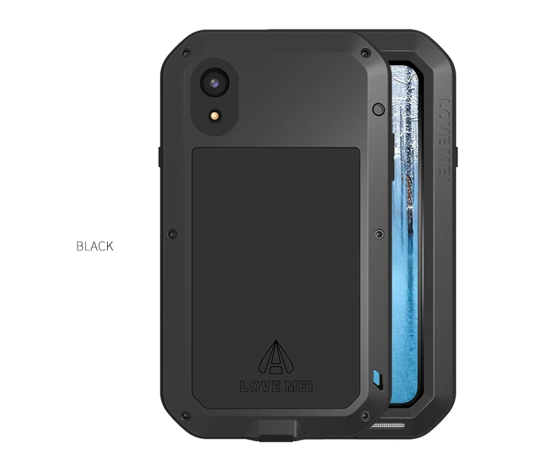 Love Mei Aluminum Metal Case For Iphone Xr Cover Powerful Armor Shockproof Life Waterproof Case For Iphone Xr 2018 Outdoor Cover