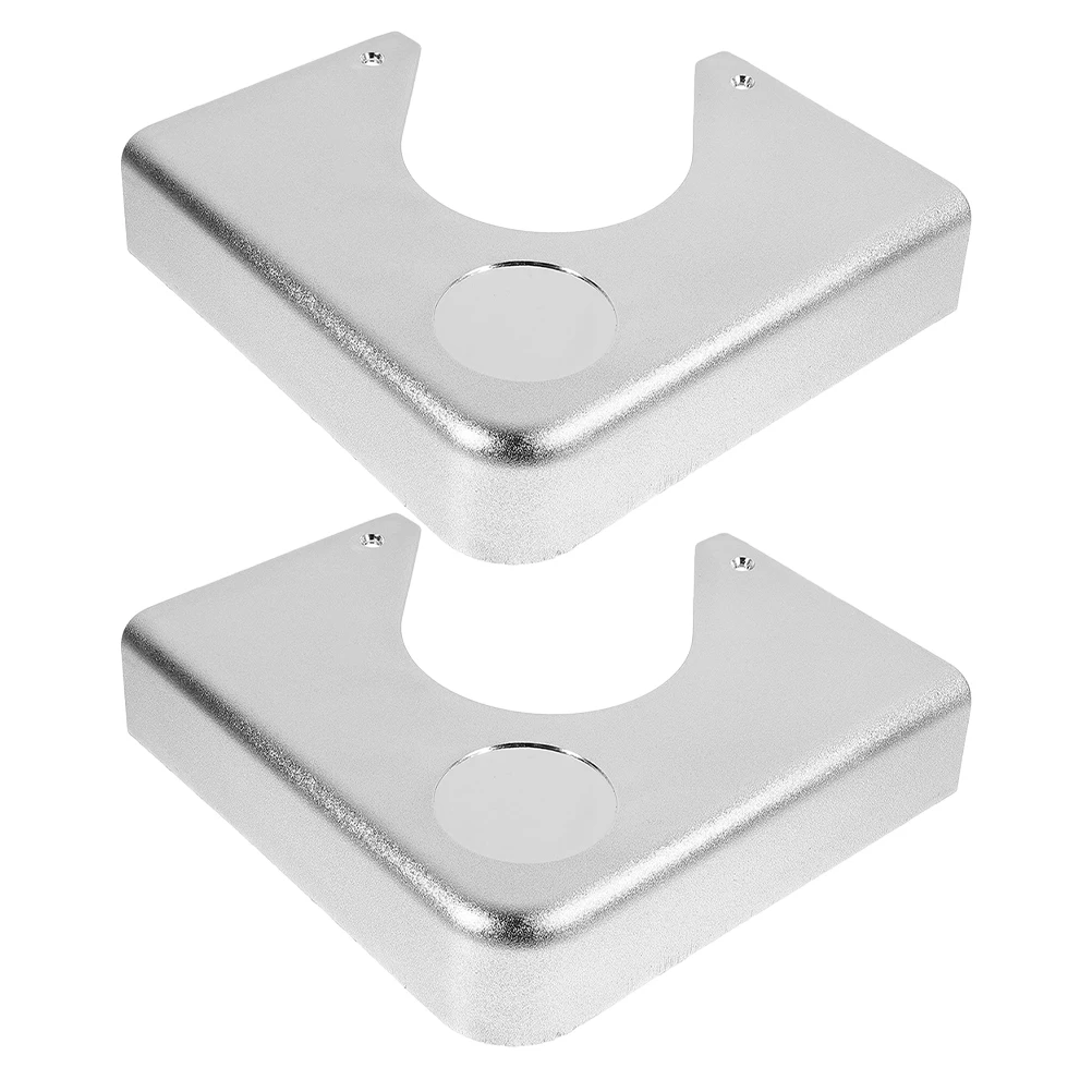 

2pcs Chrome Corners for Pool Table Durable Resin Material Snooker Table Guard Billiard Accessories Pocket Liner Replacement