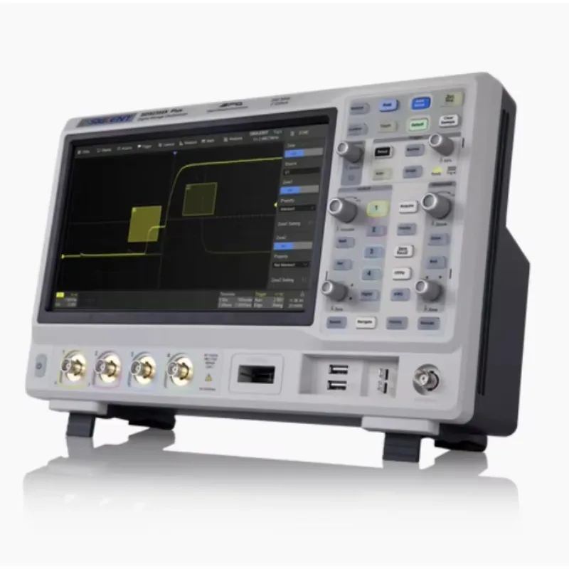 Osciloscopio Digital Siglent SDS2204X Plus, 200MHz, 4 Canales, 2GSa/s, Resolución de 8 Bits, Garantía de 1.5 Años, Ultra Fósforo