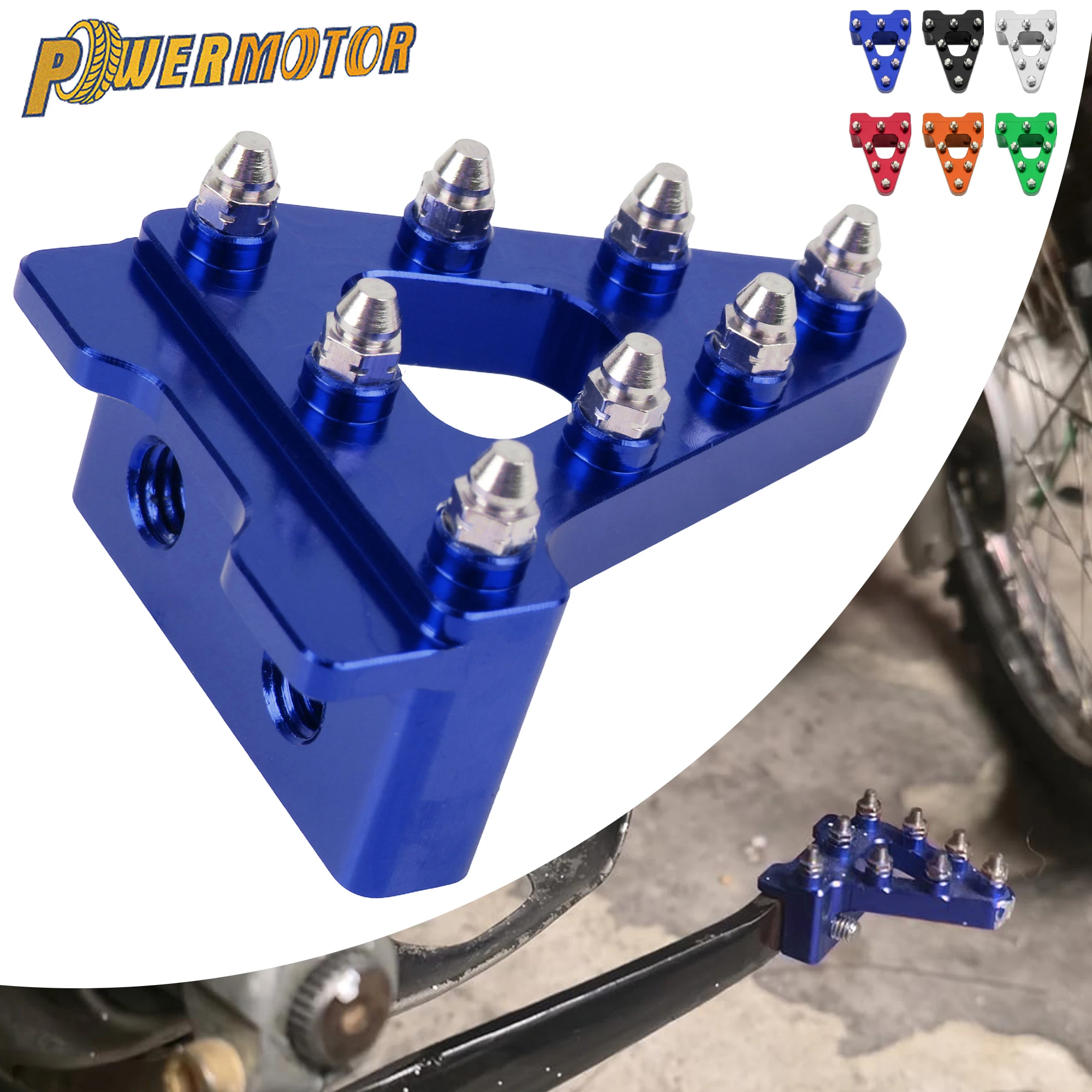 

Universal Motorcycle Rear Brake Pedal Tip CNC Aluminum For KTM Suzuki HONDA CRF50 XR50 SSR Enduro DirtBike Supermoto Modified