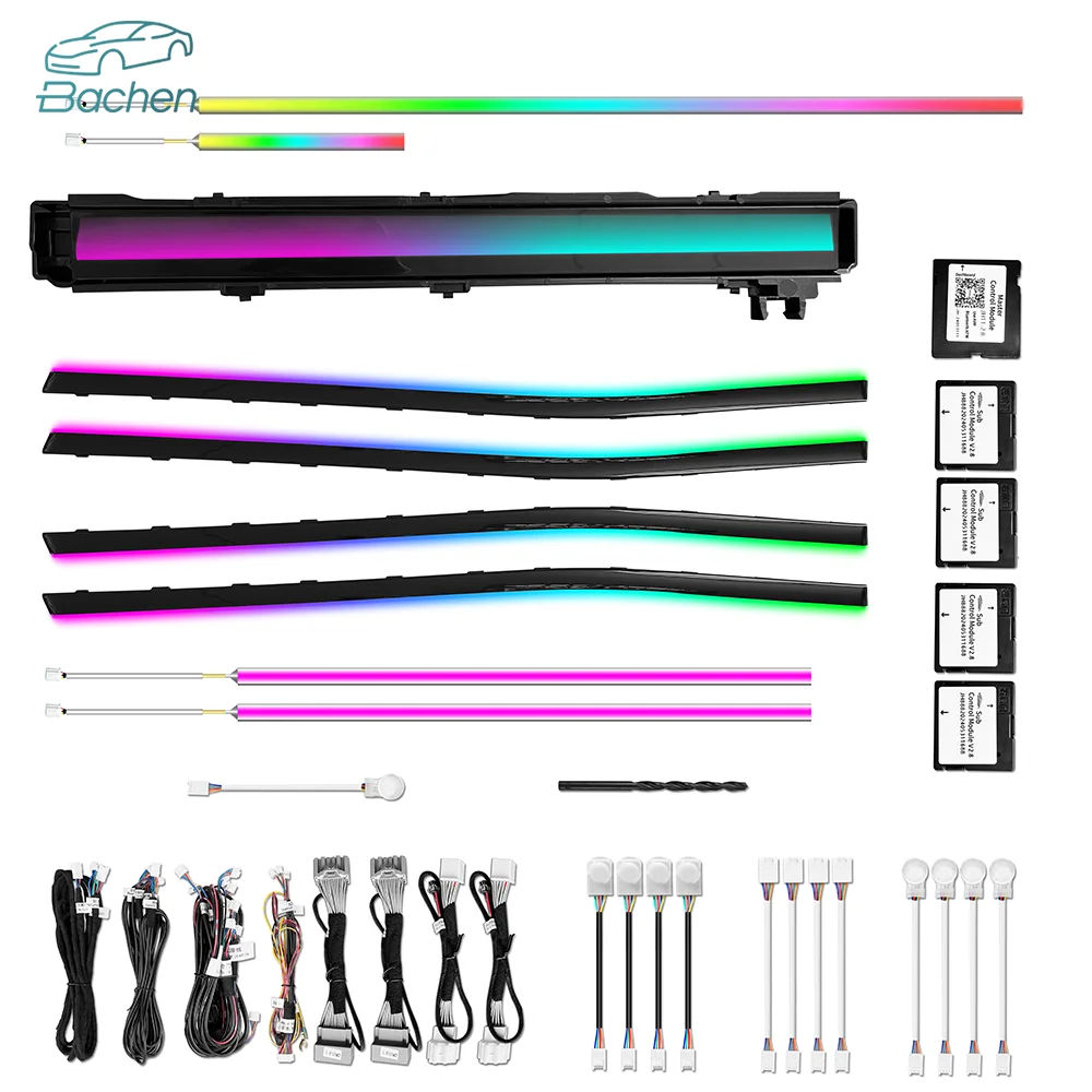 Upgrade 256 Colors Symphony Led Car Interior Ambient Lighting For Honda Accord 11th Gen 2023-2026 Atmosphere Strip Accessories
