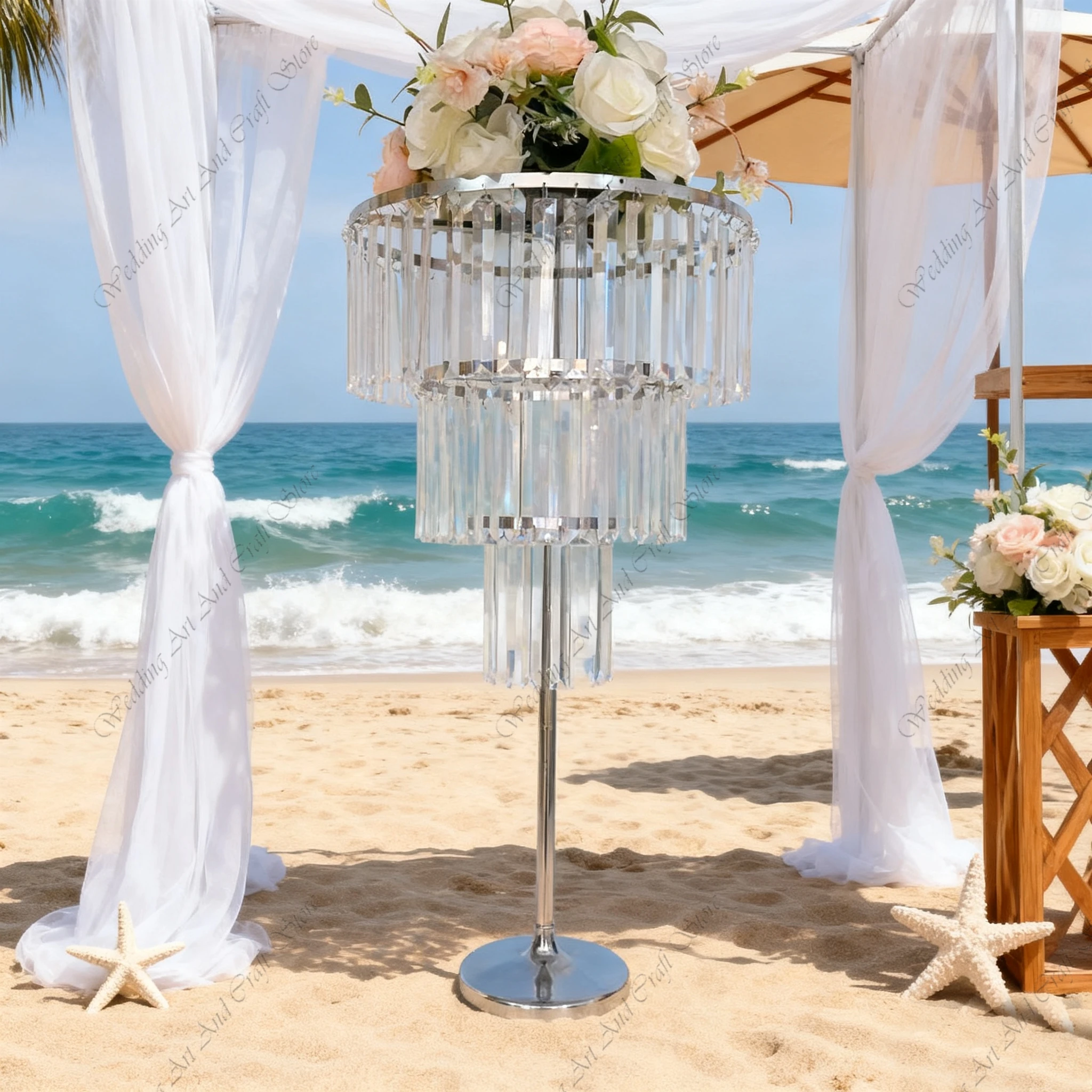 

10pcs75-125cm f30 Metal Candlestick Wedding Table Decoration Candelabra Candle Holder Engagement Gold Centrepieces for Weddings